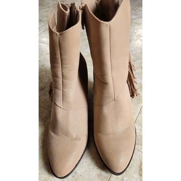 Maurices western fringed ankle boots m - Picture 6 of 12